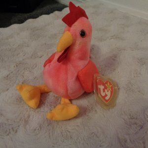 TY Beanie Baby Strut The Rooster Collectible